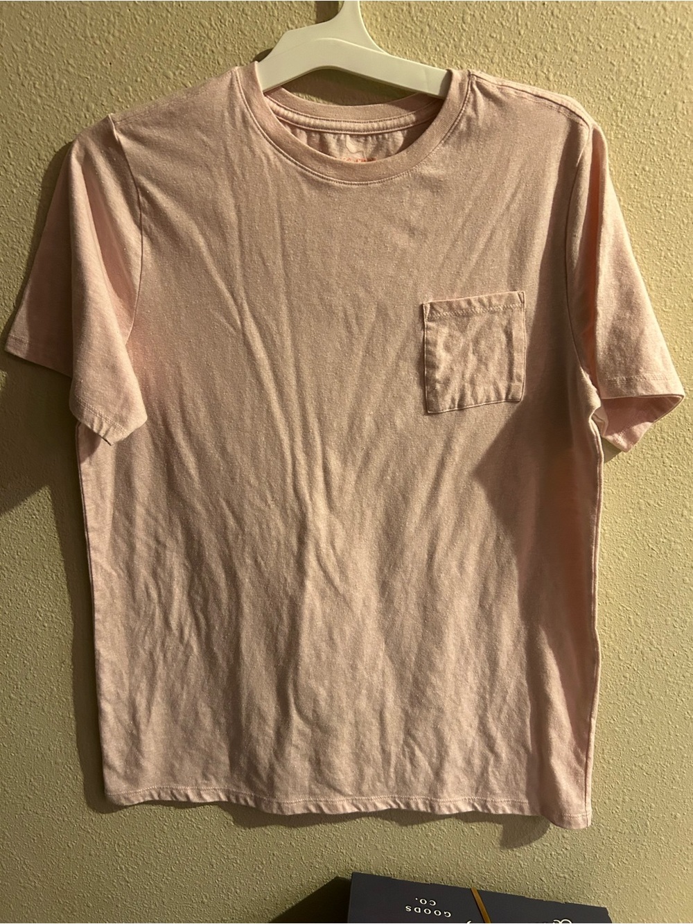 Kids Classic Pocket T-Shirt — pale peach